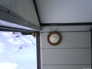 長野県菅平高原 ゆたか山荘 温度計 2026/01/31 09:30