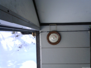 長野県菅平高原 ゆたか山荘 温度計 2026/01/31 09:45