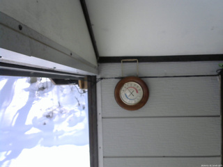 長野県菅平高原 ゆたか山荘 温度計 2026/01/31 10:45