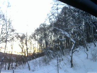 長野県菅平高原 ゆたか山荘 東側上空 2026/01/31 06:45