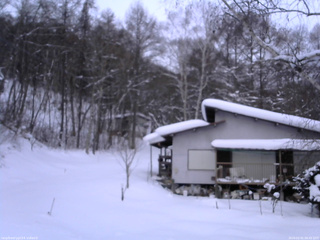 長野県菅平高原 ゆたか山荘 西側(坂上) 2026/02/01 06:45
