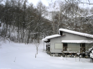 長野県菅平高原 ゆたか山荘 西側(坂上) 2026/02/01 07:45