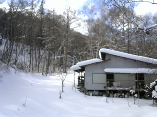 長野県菅平高原 ゆたか山荘 西側(坂上) 2026/02/01 14:00