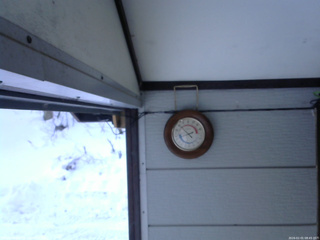 長野県菅平高原 ゆたか山荘 温度計 2026/02/01 08:45