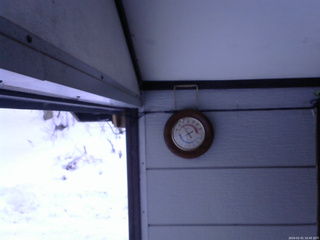 長野県菅平高原 ゆたか山荘 温度計 2026/02/01 16:45