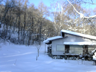 長野県菅平高原 ゆたか山荘 西側(坂上) 2026/02/02 08:15