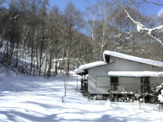 長野県菅平高原 ゆたか山荘 西側(坂上) 2026/02/02 11:30