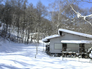 長野県菅平高原 ゆたか山荘 西側(坂上) 2026/02/02 11:45