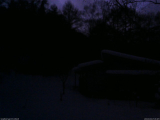 長野県菅平高原 ゆたか山荘 西側(坂上) 2026/02/02 17:45