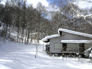長野県菅平高原 ゆたか山荘 西側(坂上) 2026/02/03 12:30