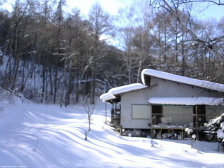 長野県菅平高原 ゆたか山荘 西側(坂上) 2026/02/03 14:30