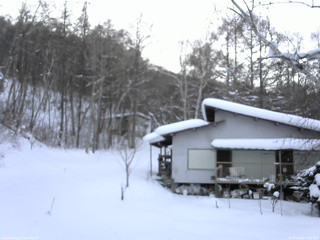 長野県菅平高原 ゆたか山荘 西側(坂上) 2026/02/03 17:00