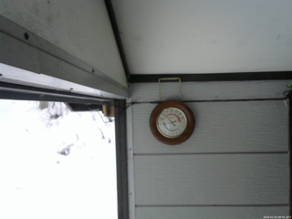 長野県菅平高原 ゆたか山荘 温度計 2026/02/03 08:45