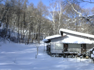 長野県菅平高原 ゆたか山荘 西側(坂上) 2026/02/04 09:15