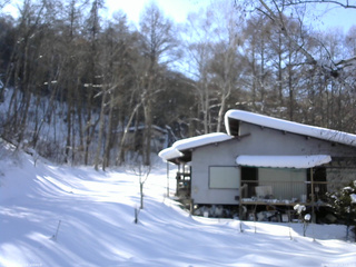 長野県菅平高原 ゆたか山荘 西側(坂上) 2026/02/04 14:15