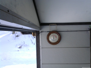 長野県菅平高原 ゆたか山荘 温度計 2026/02/04 13:30