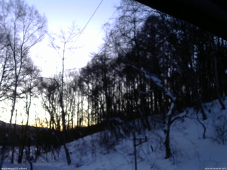 長野県菅平高原 ゆたか山荘 東側上空 2026/02/04 06:30