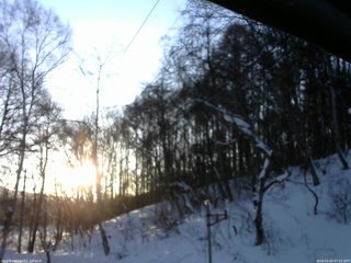 長野県菅平高原 ゆたか山荘 東側上空 2026/02/04 07:15