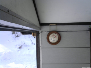 長野県菅平高原 ゆたか山荘 温度計 2026/02/05 08:30