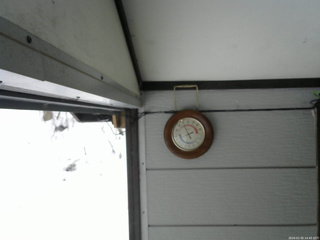 長野県菅平高原 ゆたか山荘 温度計 2026/02/05 14:45