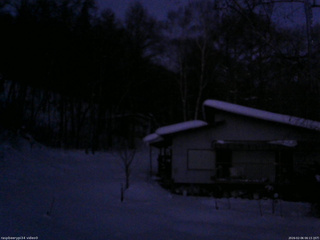 長野県菅平高原 ゆたか山荘 西側(坂上) 2026/02/06 06:15