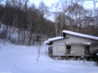 長野県菅平高原 ゆたか山荘 西側(坂上) 2026/02/06 06:45