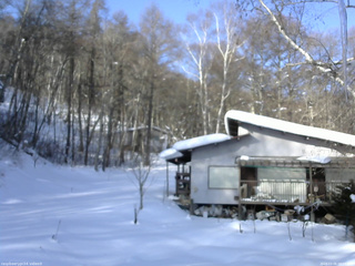 長野県菅平高原 ゆたか山荘 西側(坂上) 2026/02/06 09:00