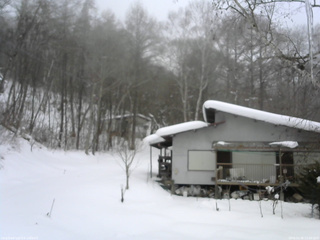 長野県菅平高原 ゆたか山荘 西側(坂上) 2026/02/06 12:00