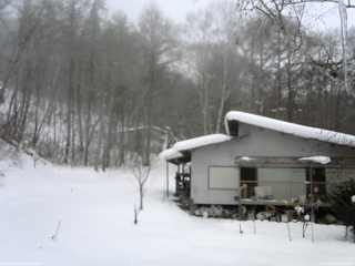 長野県菅平高原 ゆたか山荘 西側(坂上) 2026/02/06 13:00