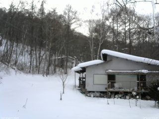 長野県菅平高原 ゆたか山荘 西側(坂上) 2026/02/07 16:00