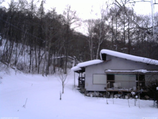 長野県菅平高原 ゆたか山荘 西側(坂上) 2026/02/07 17:30