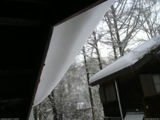 長野県菅平高原 ゆたか山荘 北側 2026/02/08 08:00