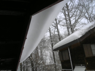 長野県菅平高原 ゆたか山荘 北側 2026/02/08 11:00