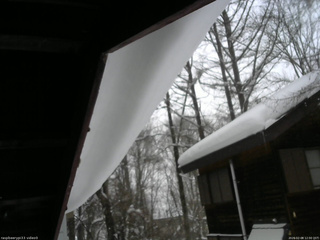 長野県菅平高原 ゆたか山荘 北側 2026/02/08 12:00