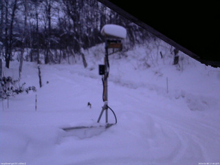 長野県菅平高原 ゆたか山荘 南側 2026/02/08 17:30