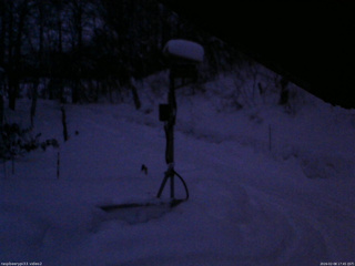 長野県菅平高原 ゆたか山荘 南側 2026/02/08 17:45