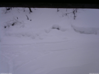 長野県菅平高原 ゆたか山荘 東側(坂下) 2026/02/08 16:45