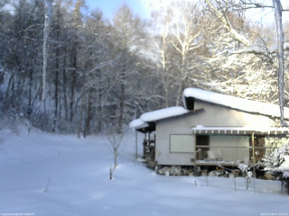 長野県菅平高原 ゆたか山荘 西側(坂上) 2026/02/08 07:30