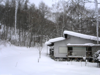 長野県菅平高原 ゆたか山荘 西側(坂上) 2026/02/08 13:30