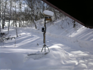 長野県菅平高原 ゆたか山荘 南側 2026/02/09 12:00