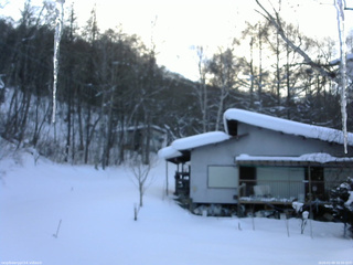 長野県菅平高原 ゆたか山荘 西側(坂上) 2026/02/09 16:30
