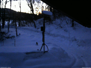 長野県菅平高原 ゆたか山荘 南側 2026/02/10 06:15