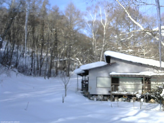 長野県菅平高原 ゆたか山荘 西側(坂上) 2026/02/10 08:30