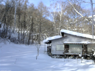 長野県菅平高原 ゆたか山荘 西側(坂上) 2026/02/10 08:45