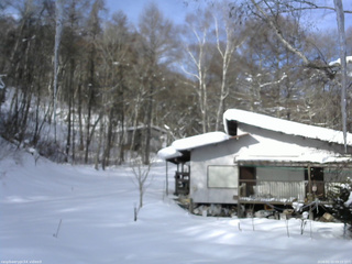 長野県菅平高原 ゆたか山荘 西側(坂上) 2026/02/10 09:15