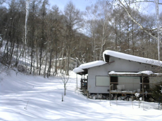 長野県菅平高原 ゆたか山荘 西側(坂上) 2026/02/10 12:15