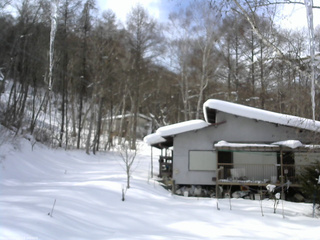 長野県菅平高原 ゆたか山荘 西側(坂上) 2026/02/10 12:30