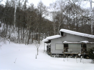 長野県菅平高原 ゆたか山荘 西側(坂上) 2026/02/10 13:15