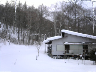 長野県菅平高原 ゆたか山荘 西側(坂上) 2026/02/10 16:15
