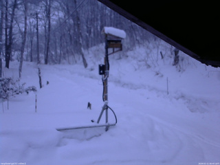 長野県菅平高原 ゆたか山荘 南側 2026/02/11 06:45